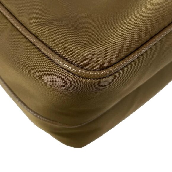 PRADA Re-Edition 1978 1BH218 Brown Nylon Saffiano Leather - Shoulder Bag - Picture 6 of 16